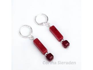 Armbanden Sieradenset van natuursteen en sterling zilver