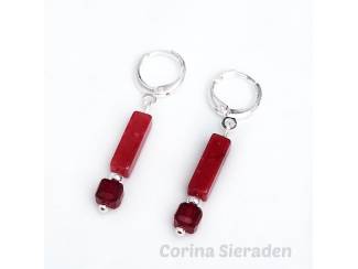 Armbanden Sieradenset van natuursteen en sterling zilver