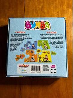 Speelgoed | Puzzels Bumba beroepen puzzels 4 x 6 stukjes in doos