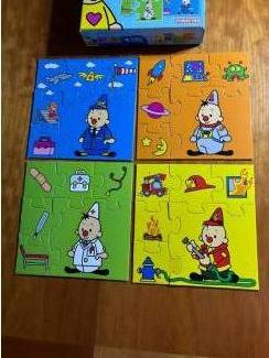 Speelgoed | Puzzels Bumba beroepen puzzels 4 x 6 stukjes in doos