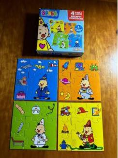 Speelgoed | Puzzels Bumba beroepen puzzels 4 x 6 stukjes in doos