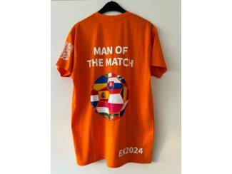 Sportartikelen en Voetbal T-Shirt maat L : man of the match EK 2024 ongedragen