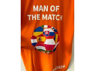 Sportartikelen en Voetbal T-Shirt maat L : man of the match EK 2024 ongedragen