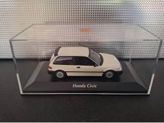 Auto's Honda Civic 1990 wit Schaal 1:43