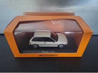 Auto's Honda Civic 1990 wit Schaal 1:43