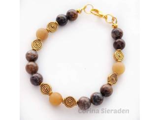 Sieraden en Tassen Armband van natuursteen