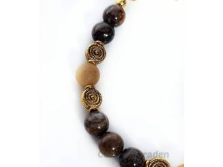 Sieraden en Tassen Armband van natuursteen