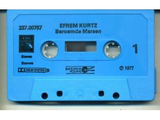 Cassettebandjes Beroemde Marsen o.l.v. Efrem Kurtz 11 nrs cassette 1977 ZGAN