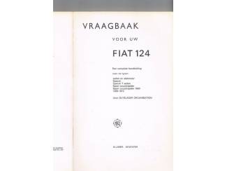 Automotive Vraagbaak Fiat 124 1969 &ndash; 1972