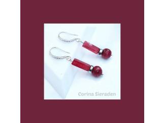 Sieraden en Tassen Oorhangers met natuursteen