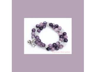 Armbandenset van natuursteen