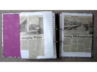 Tijdschriften, Kranten en Knipsels Purmerend - Waterland verzamelmap met veel krantenknipsels