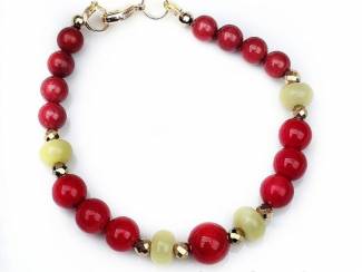 Armbanden Armband van rode koraal