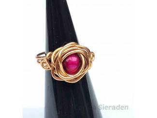 Ringen Ring met natuursteen