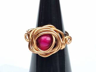 Ringen Ring met natuursteen