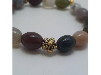 Armbanden Armbandenset van natuursteen