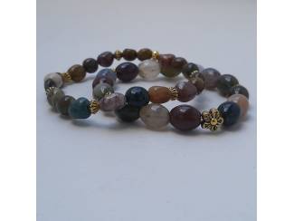 Armbanden Armbandenset van natuursteen