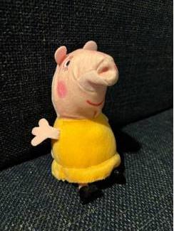Peppa Pig knuffel big gele jurk Peppa big biggetje