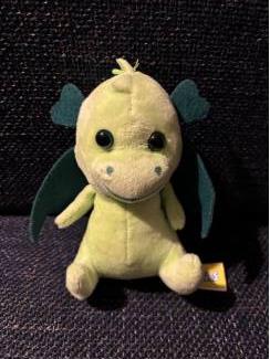 Speelgoed | Knuffels Knuffel groene draak klein draakje knuffel