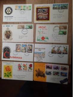 New Zealand. 8 FDC's