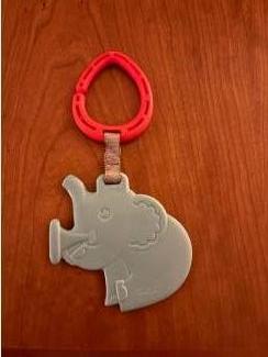 Kinderspulletjes Buggy hanger olifant met toeter babyspeelgoed peuter