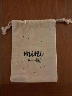 Overige Kinderen en Baby's Stoffen mini bag met rijgkoord en beren kinder washand katoen