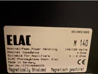 Speakers Elac speakers M140, zelden aangeboden