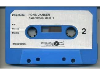 Cassettebandjes Fons Jansen Kwartetten deel 1 cassette 1975 14 nrs ZGAN