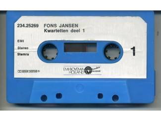 Cassettebandjes Fons Jansen Kwartetten deel 1 cassette 1975 14 nrs ZGAN