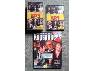 Film en Tv Het cabaret van Kopspijkers BOEK 2 DVD’s 2 VHS banden MOOI