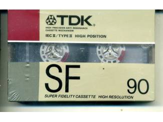 TDK SF 90 Type II cassette NIEUW GESEALD