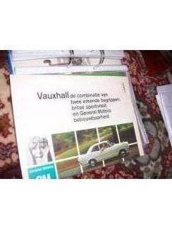 Automerken, Motoren en Formule 1 vauxhall folders 1 map vol