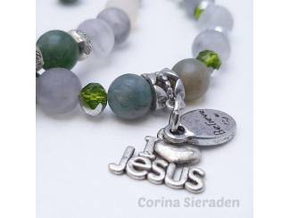 Armbanden Armband van natuursteen