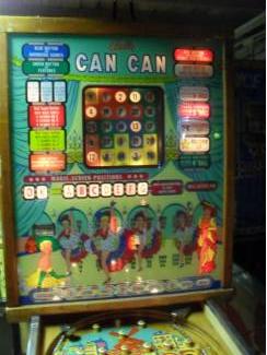 Automaten | Flipperkasten Bally Bingo  CAN CAN
