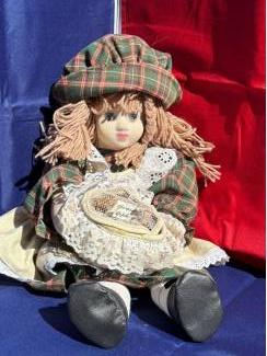 Poppen Inspiration pop met potpourri mandje 36 cm