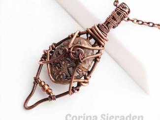 Kettinghangers Hanger met jaspis