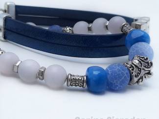 Armbanden Armbandenset van natuursteen AANBIEDING