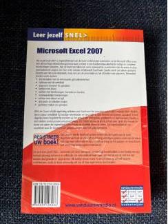 Computer en Internet Leer jezelf snel Microsoft Excel 2007 ( van Duuren informatica )