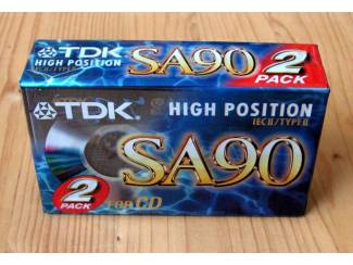 TDK 2 pack SA 90EB type II NIEUW GESEALD