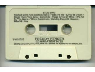 Cassettebandjes Freddy Fender &ndash; 20 Greatest Hits cassette 1979 ZGAN
