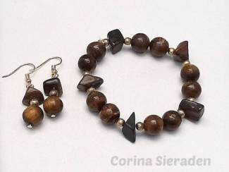 Armbanden Sieradenset van natuursteen AANBIEDING