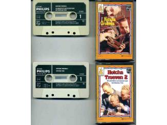 Cassettebandjes Hotcha Trio Troeven deel 1 & 2 24 nrs 2 cassettes 1980 ZGAN