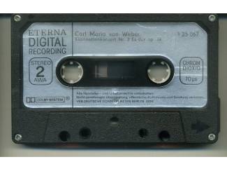 Cassettebandjes Weber – Klarinettenkonzerte 7 nrs cassette 1985 ZGAN  Sabine Me