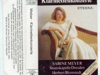 Cassettebandjes Weber – Klarinettenkonzerte 7 nrs cassette 1985 ZGAN  Sabine Me