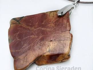 Kettinghangers Hanger met jaspis AANBIEDING