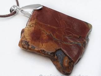 Kettinghangers Hanger met jaspis AANBIEDING