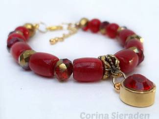 Armband van natuursteen