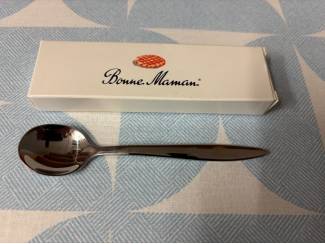 Bonne Maman theelepel gegraveerd nieuw 12 cm