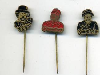 Speldjes, Pins en Buttons 7 speldjes Pins uit de 60 jaren €2,50 per stuk 7 voor €14