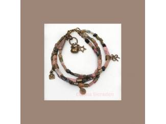 Armband van natuursteen